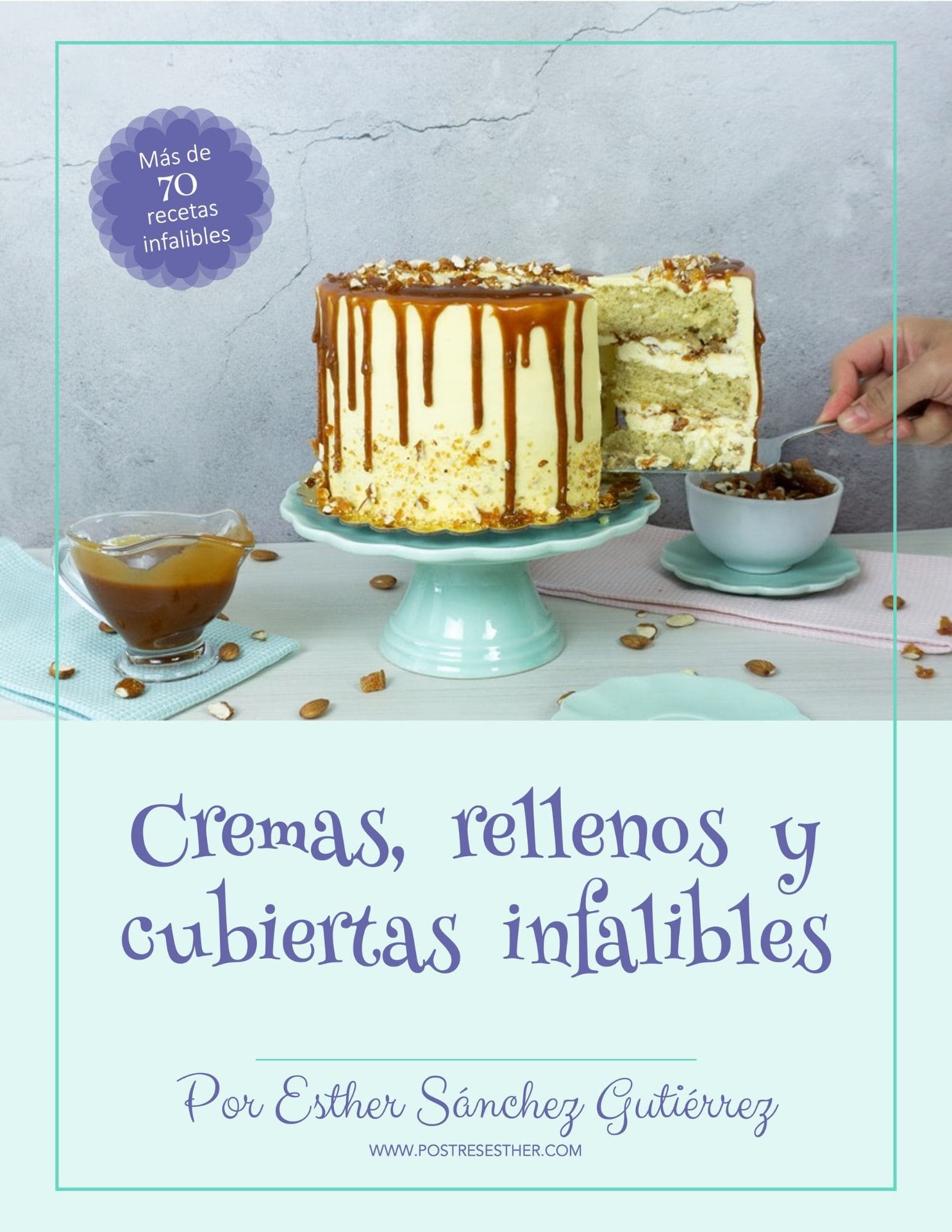 Portada libro cremas y rellenos