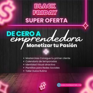 De 0 a Emprendedora SUPER OFERTA